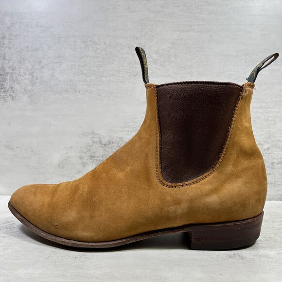 RM Williams Suede Leather Chelsea Boots - Women's Size 9 - Picture 1 of 12